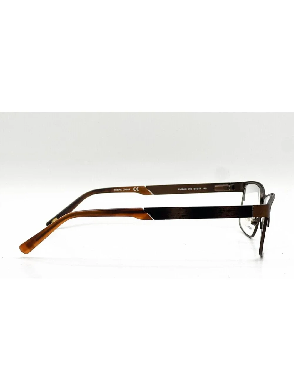 Marchon Nyc Public 210 Brown Authentic Eyeglasses 54-17-140